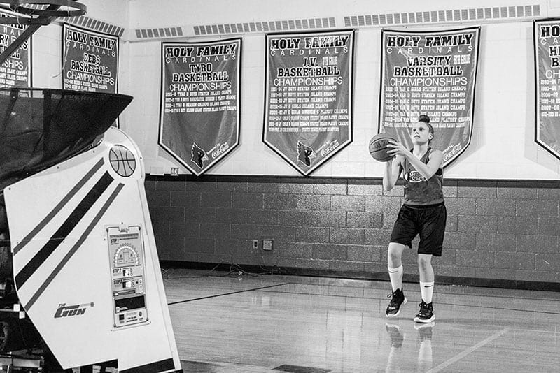 pistol action basketball